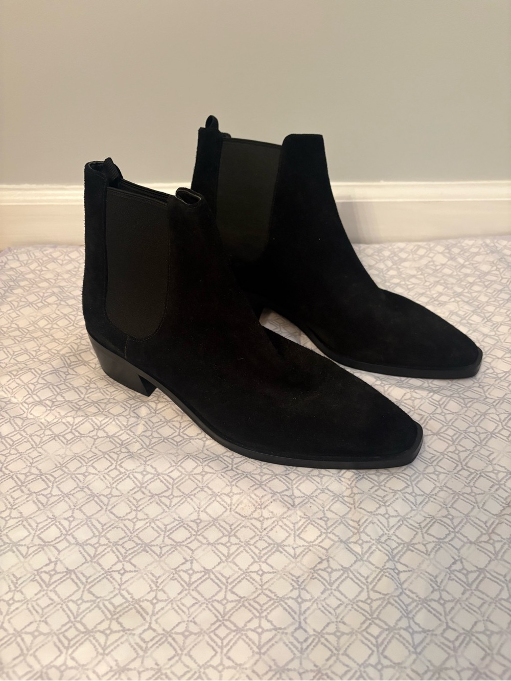 Michael Kors Women’s Black Suede Chelsea Boots